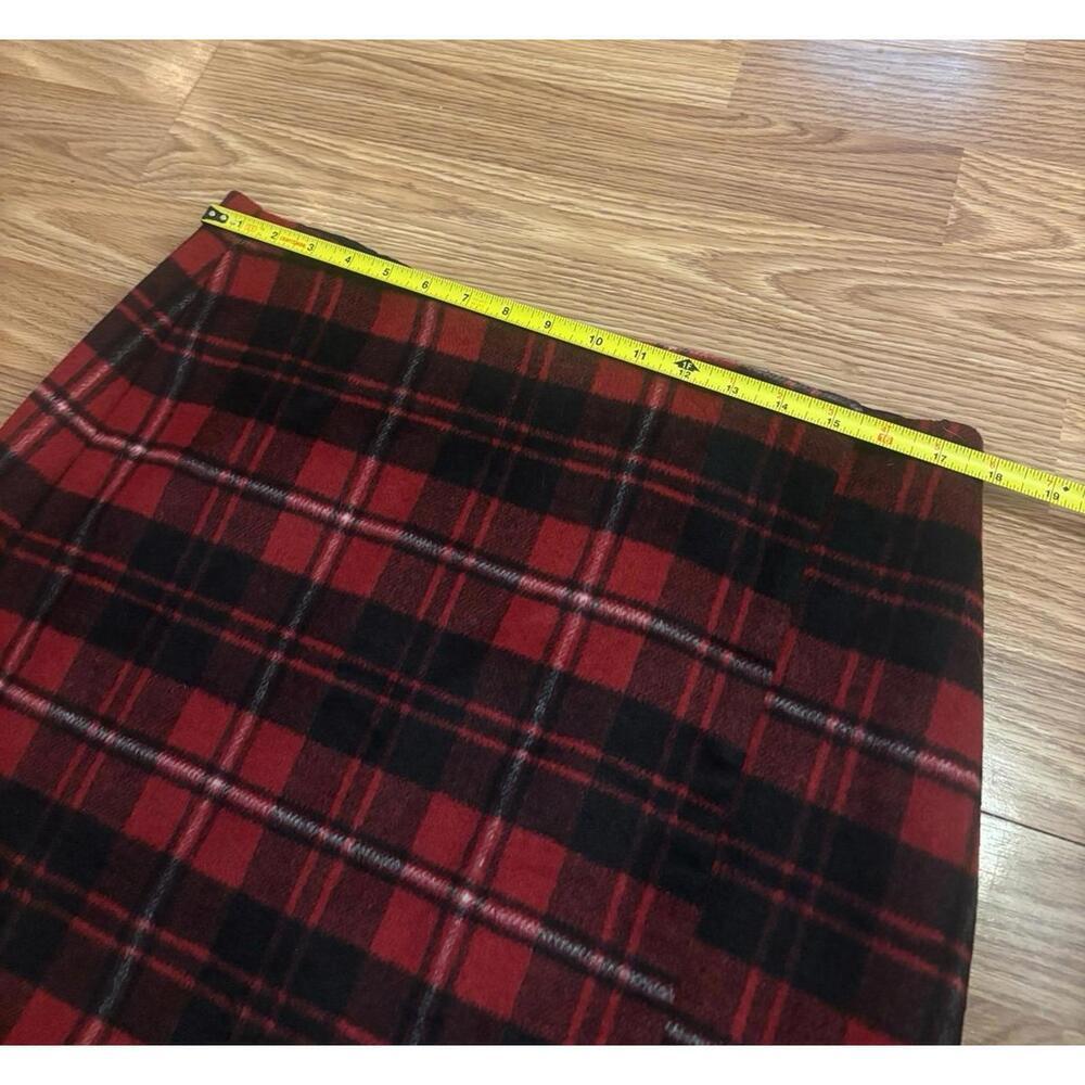Gap Red & Black Plaid Skirt Size Large Tall - Picture 4 of 7